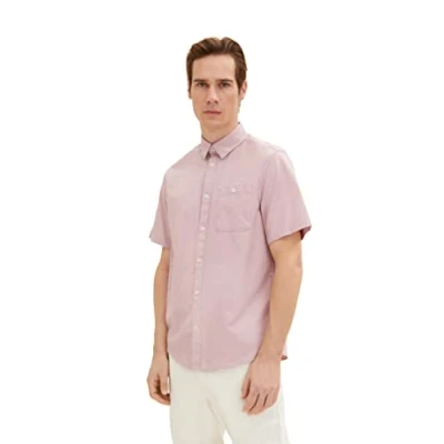 Abbildung von TOM TAILOR Herren 1034892 Hemd, 31201 Velvet Rose Chambray, L
