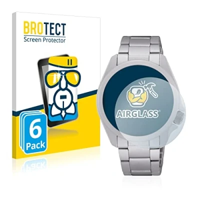 Abbildung von BROTECT Schutzglas für Seiko 5 Sports SRPH49K1 (6 Stück) Schutzfolie Panzer Folie Glas [Extrem Kratzfest 9H, Anti Fingerprint, Ultra Transparent]