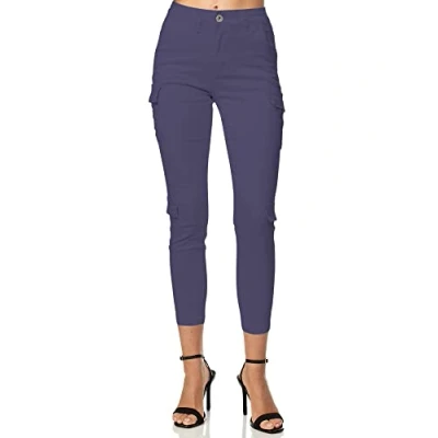 Abbildung von Elara Cargohose, Damen, Größe: 44, Blau