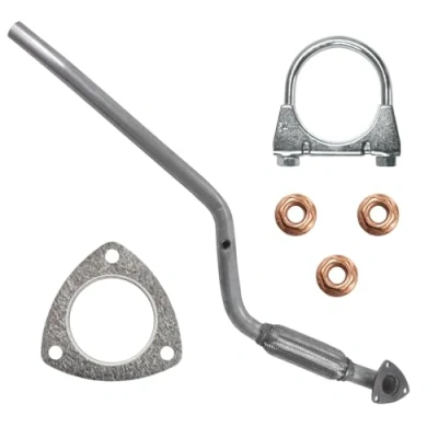 Abbildung von Schalldämpferset Auspuff Kollektorrohr für Opel Meriva 1 I A 2003 12/2005 1.6 Schrägheck