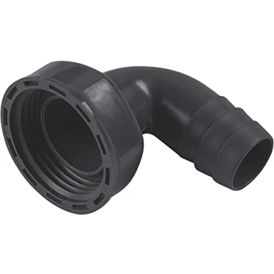 Abbildung von Cornat Rezyklat Schlauchanschluss 90 Abzweig 1 Zoll IG Ø 21 mm 23 Hergestellt aus recycelten Kunststoffen Made in Germany Qualität / Winkel Maschinenanschluss TEC356394R