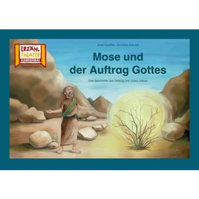 Abbildung von Kamishibai: Mose und der Auftrag Gottes: 8 Bildkarten für das Erzähltheater