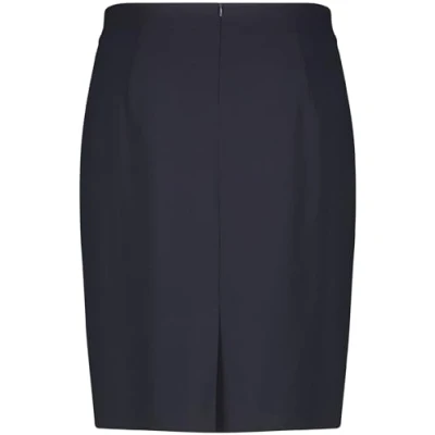 Abbildung von Gerry Weber Bleistiftrock marine, Damen, Größe: 34, Marine