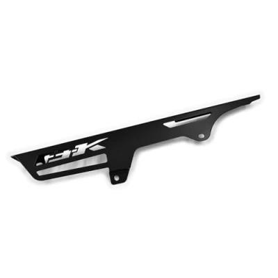 Abbildung von kompatibel mit: Suzuki GSX 1300 B King BJ 2007 12 Kettenschutz Kettenabschirmung Logo schwarz IBEX
