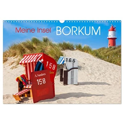 Abbildung von Meine Insel Borkum (Wandkalender 2025 DIN A3 quer), CALVENDO Monatskalender