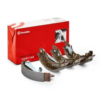 Abbildung von BREMBO S 85 507 Bremsbacken 180 31 mit Handbremshebel VOLKSWAGEN: GOLF 2, Passat B2 Schrägheck, Scirocco II, AUDI: 100 C1 Limousine, A2 kfzteile,