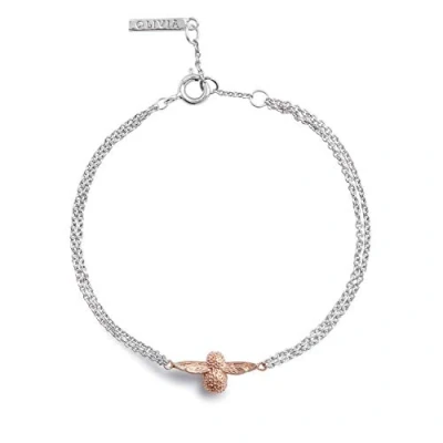 Abbildung von Olivia Burton Gliederarmband für Damen Kollektion 3D BEE Rose Gold OBJ16AMB72