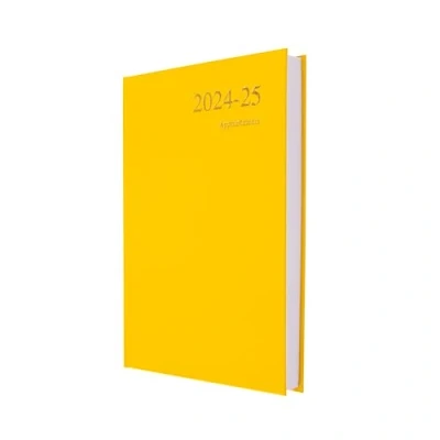 Abbildung von Collins Essential Schülerkalender 2024 25, A5, 1 Tag pro Seite, Gelb akademischer Mitteljahresplaner für Schüler und Lehrer ESSA51M.452425 Juli bis 2025