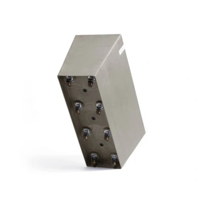 Abbildung von Ecopots Paris lang L 100 cm mit Rädern taupe Pflanze/Blumentopf