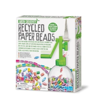 Abbildung von 4M KidzLabs Green Creativity DIY Papierperlen herstellen