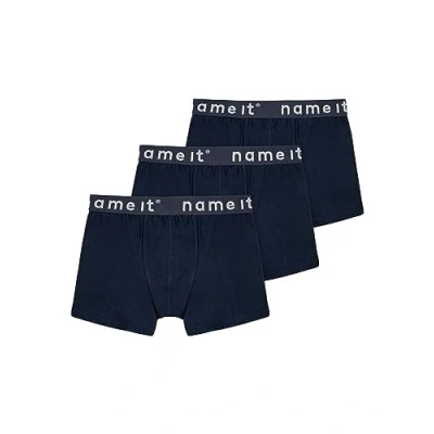 Abbildung von NAME IT Jungen Nkmboxer 3p Noos Unterhose, Dark Sapphire, 92 EU