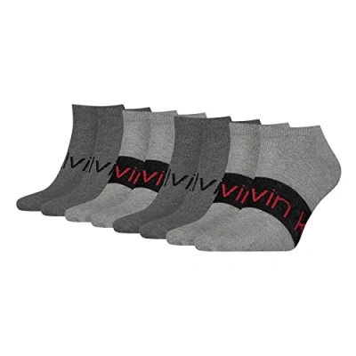 Abbildung von Calvin Klein Underwear Sneaker LOGO 2 PACK Unisex Socken, Herren, Größe: 39 42, Mid grey