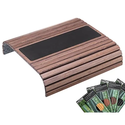 Abbildung von Kos Design sofatablett für Couch Tablett aus Bambus armlehne, Sofa Butler armrest Organisation, couchbutler, Tray Table fur armlehnen, iriserende kleuren sofatabletts mit Organizer