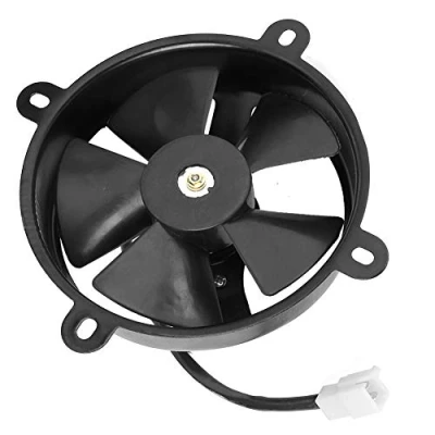 Abbildung von Motorrad Motorkühllüfter Kühlerlüfter, 6 Zoll Kühler Thermo Elektrischer Lüfter 150c 200cc Passend für Quad Dirt Bike ATV Buggy