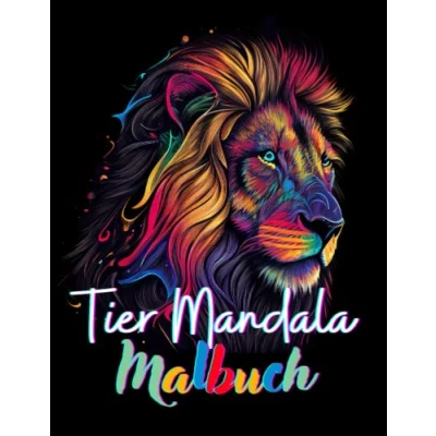 Abbildung von Achtsamkeit Malbuch für Erwachsene: Tier mandala Erwachsene Entspannung, Zen Designs, Tiere mit zur Stressabbau, ... Meditation, ADHS (Coloring books for kids)