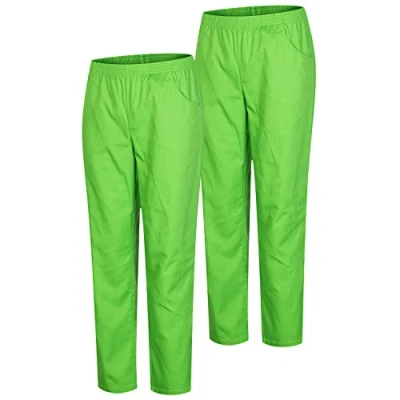 Abbildung von MISEMIYA Packung 2 Stück Unisex SANITÄRHOSE MEDIZINISCHE Uniformen SANITÄR Arbeitshose Ref. 8312 * 3XL, Apfelgrün 21