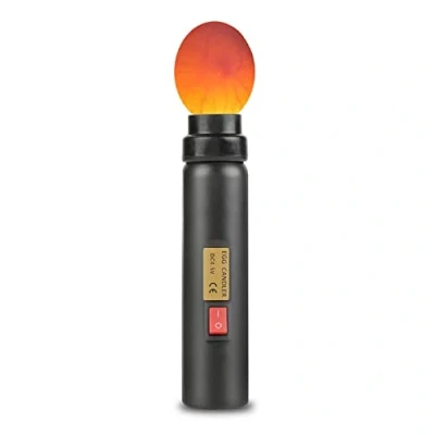 Abbildung von YUYTE Ei Befruchteter Tester, Schierlampe für Hühnereier, Leuchtkraftige LED kühles Licht zum Beobachtung der Inkubation von Eiern, Eierkerze Zucht Fruchtbarkeitsprüfer Inkubator