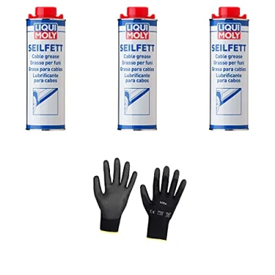 Abbildung von Iloda 3xOriginal Liqui Moly 1l Seilfett 6173 Schutzhandschuhe