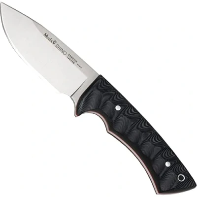 Abbildung von Muela Unisex Erwachsene Rhino Micarta schwarz Messer, Silber, one Size