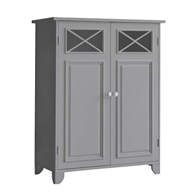 Abbildung von Teamson Home Badezimmer Dawson Grau Freistehender Holzschrank EHF 6841G