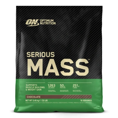 Abbildung von OPTIMUM NUTRITION Serious Mass Weight Gainer 5454g Beutel / Chocolate 5500 g