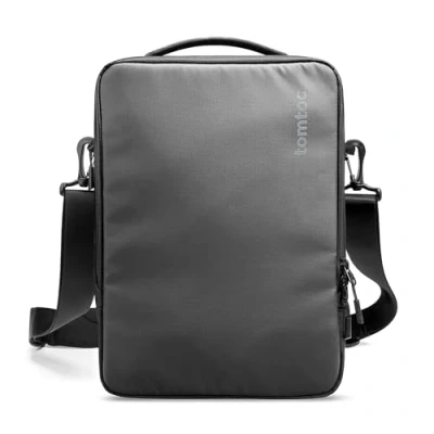 Abbildung von tomtoc 360 Laptop Tasche Hülle für Neu 14 Zoll MacBook Pro M4/M3/M2/M1 Pro/Max (2024 2021) A3401 A3185 A3112 A2992 A2918 A2779 A2442, Premium Laptoptasche Laptophülle Schultertasche Notebooktasche