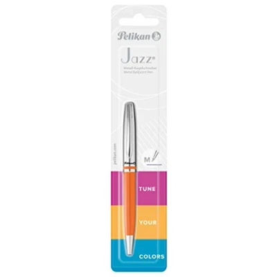 Abbildung von Pelikan 815062 Kugelschreiber Jazz Classic, Classic Blister, Orange, 1 Stück (1er Pack)