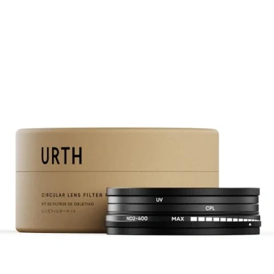 Abbildung von Urth 95 mm UV, Polfilter (CPL), ND2 400 Filter Kit