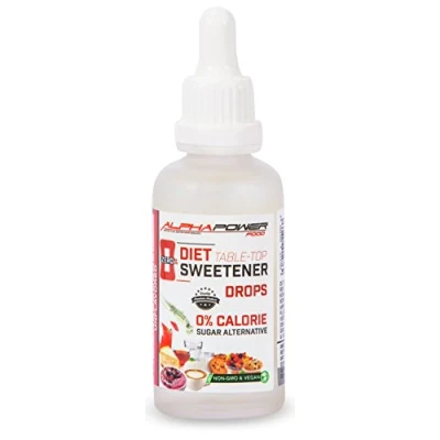 Abbildung von ALPHAPOWER FOOD, pure Sucralose, flüssiger Süßstoff Zuckerersatz ohne Zucker Zuckerfreies Süßungsmittel Diätzucker zum Kochen und Backen Vegan (1x100ml)