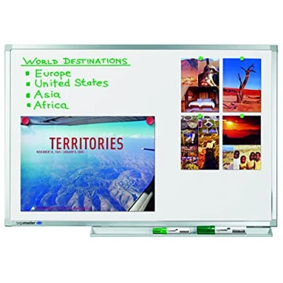 Abbildung von Legamaster 7 100048 Whiteboard Professional, e3 Emaille, geringes Gewicht, 100 x 75 cm