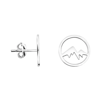 Abbildung von Sofia Milani Mountain Ohrringe, Damen, Größe: One Size, Silver
