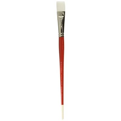 Abbildung von Winsor &amp; Newton 5418012 University Künstler Flachpinsel Nr.12 für Ölfarbe, Acrylfarbe und Aquarellfarbe