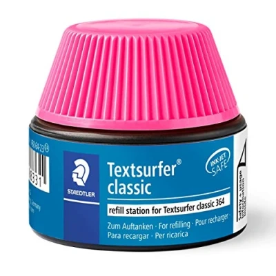 Abbildung von STAEDTLER 488 64 Textsurfer classic Textmarker Nachfüllstation für 364, pink