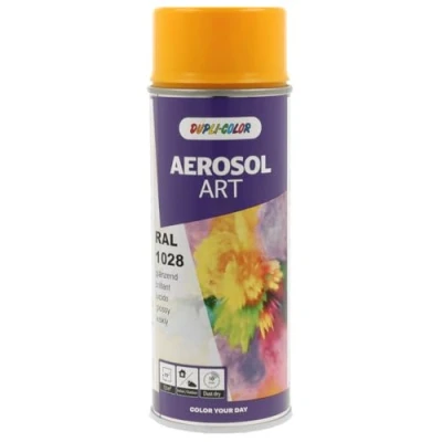 Abbildung von Dupli Color 722509 AEROSOL ART RAL 1028 melonengelb glänzend 400 ml