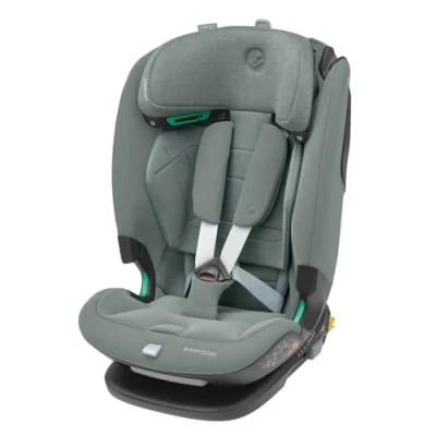 Abbildung von Maxi Cosi Titan Pro² i Size Kindersitz, 76 150 cm, 15 Monate 12 Jahre, G CELL Seitenaufprallschutz, Easy in Gurtsystem, ClimaFlow, AirProtect Sicherheitskissen, 4 Liegepositionen, Authentic Grey