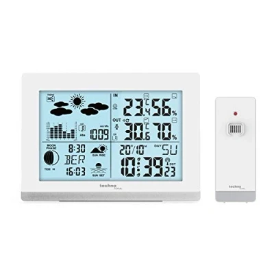 Abbildung von Technoline WS6762weiß Funkwetterstation WS6762 mit Außensender, weiß
