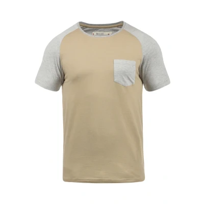 Abbildung von Indicode Jeans Rundhals Gresham Tshirt print, Herren, Größe: Large, Sand