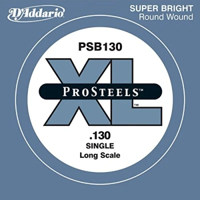 Abbildung von D&#039;Addario PSB130 Einzelsaite für Bass 0,33 cm (0,130 Zoll)