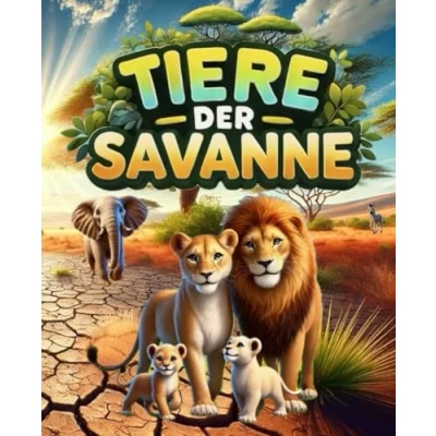 Abbildung von Tiere der Savanne (Tiere unserer Erde Malbücher)