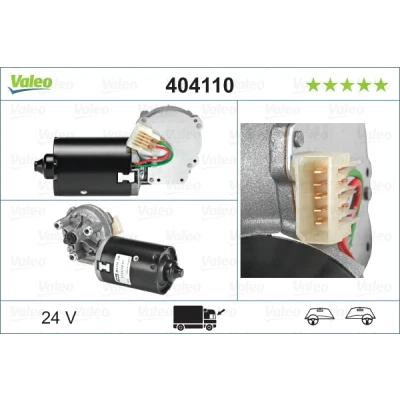 Abbildung von VALEO 404110 Scheibenwischermotor 24 vorne für Links /Rechtslenker