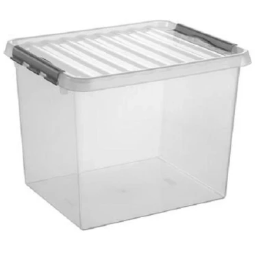 Abbildung von SUNWARE Q Line Box 52 Liter 500 x 400 380mm transparent/grau