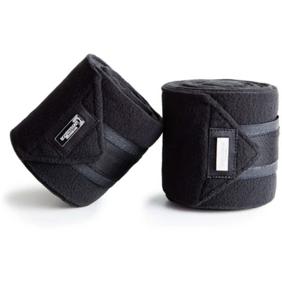 Abbildung von Equestrian Stockholm Black Edition fleece bandages