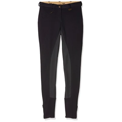 Abbildung von HKM Reithose Basic Belmtex Grip 3/4 Besatz Dunkelblau 52