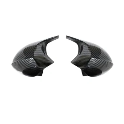 Abbildung von Tür Spiegelkappen Für 1 3 Serie E92 E93 E90 E91 E81 E82 E87 E88 Hinten Spiegel Kappe Auto Zubehör Rückspiegelgehäuse(Carbon Fiber1)