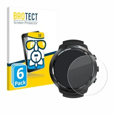 Abbildung von BROTECT Schutzglas für Suunto D5 (6 Stück) Schutzfolie Panzer Folie Glas [Extrem Kratzfest 9H, Anti Fingerprint, Ultra Transparent]
