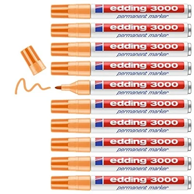 Abbildung von edding 3000 permanent marker huidskleur l.oranje 1ST 1,5 3 mm / 4 3000016