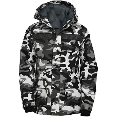 Abbildung von Arctix Performance Tundra Herren Jacke mit zusätzlicher Sichtbarkeit, A6 Camo Schwarz, Größe L