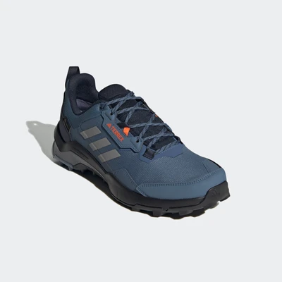 Abbildung von Adidas Terrex AX4 Goretex Hikingschuh, Herren, Größe: 42 2/3, Steel grey three impact orange Schuhe