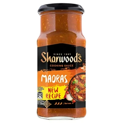 Abbildung von Sharwood&#039;s Cooking Sauce Madras, hot 420g indische Kochsoße
