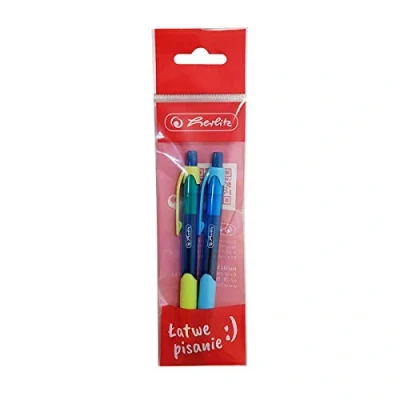 Abbildung von Herlitz Kugelschreiber Blau, 2 Stück, Jelly